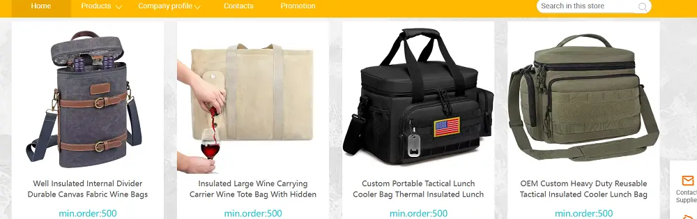 Top 50 China bags manufacturer- baidai