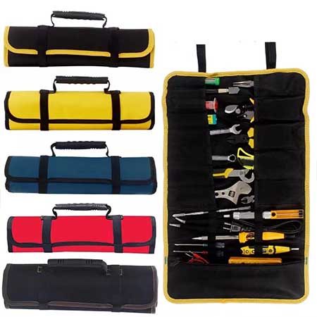 China factory durable roll up tool bag for electrician