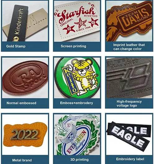 logo methods for bag