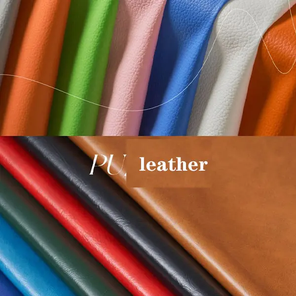 pu leather for tote bag and cosmetic bag