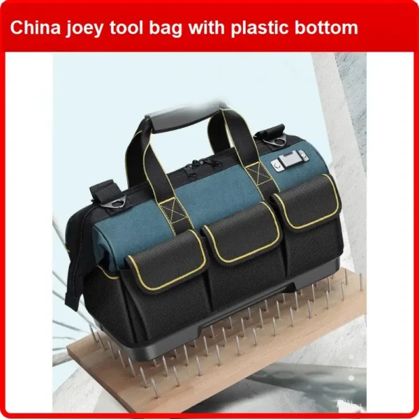 HARD BOTTOM TOOL TOTE BAG