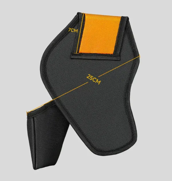 back of electrician drill carrier