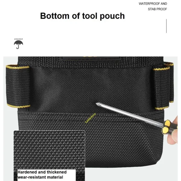 1680D durable material tool belt pouch with pvc bottom