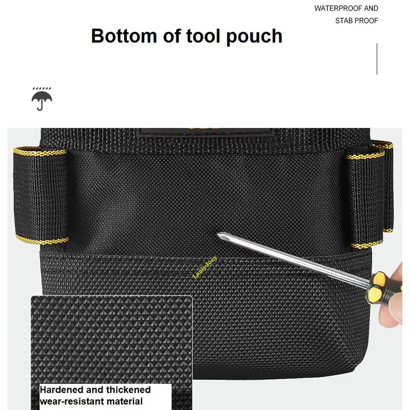 1680D durable material tool belt pouch with pvc bottom