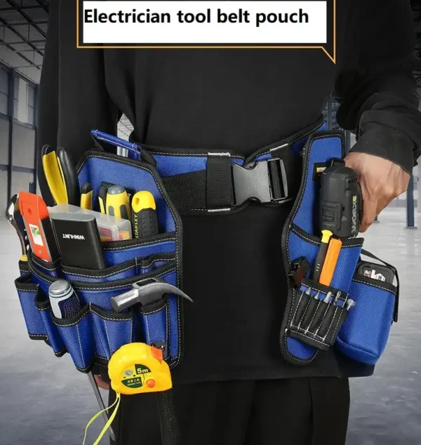 16-Pocket Heavy Duty Tool Pouch for electricians