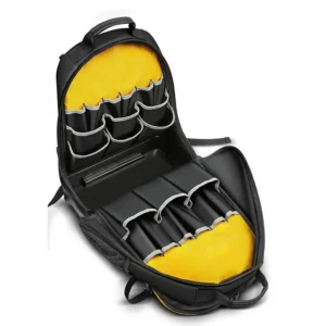 Wide-Mouth 33 pockets tool backpack