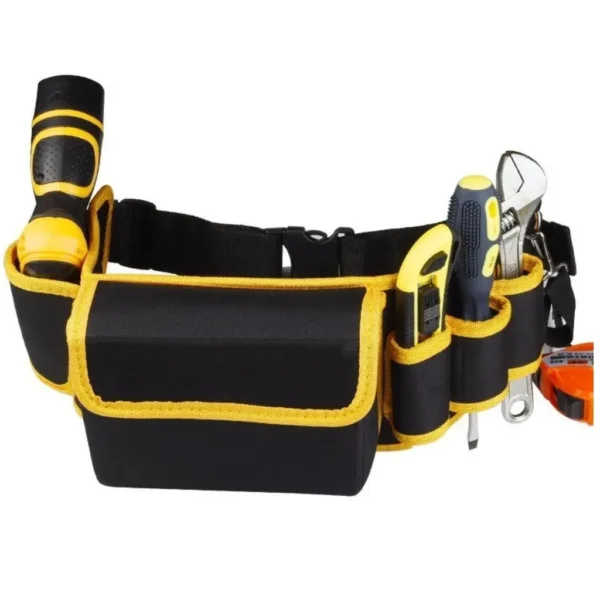 tool pouch belt with phone pocket supplier Tool Belt with Phone Pocket & Drill Holder,and pockets for Screwdrivers & Wrenches, Tape Measure Loop