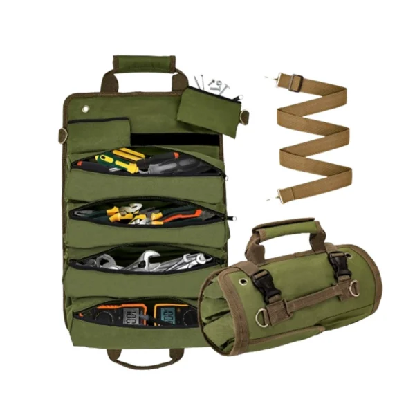 custom prestagon roll up tool bag