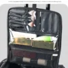 wholesale rolling nail art makeup case with detachable clear pouches